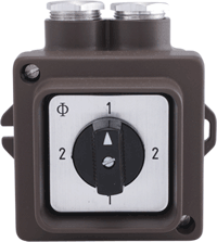 ROTARY SWITCH, 2-POLE CHANGE-OVER, 10A, 250V, IP67 - Image 2