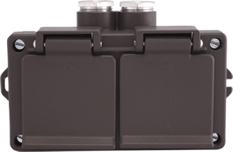 DUAL SOCKET OUTLET 16A, 250V, IP44 - Image 2