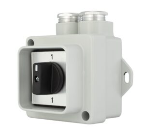 ROTARY SWITCH, 2-POLE ­CHANGE-OVER, 10A, 250V, IP67