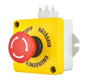 EMERGENCY/STOP PUSH-BUTTON IP67 240VAC