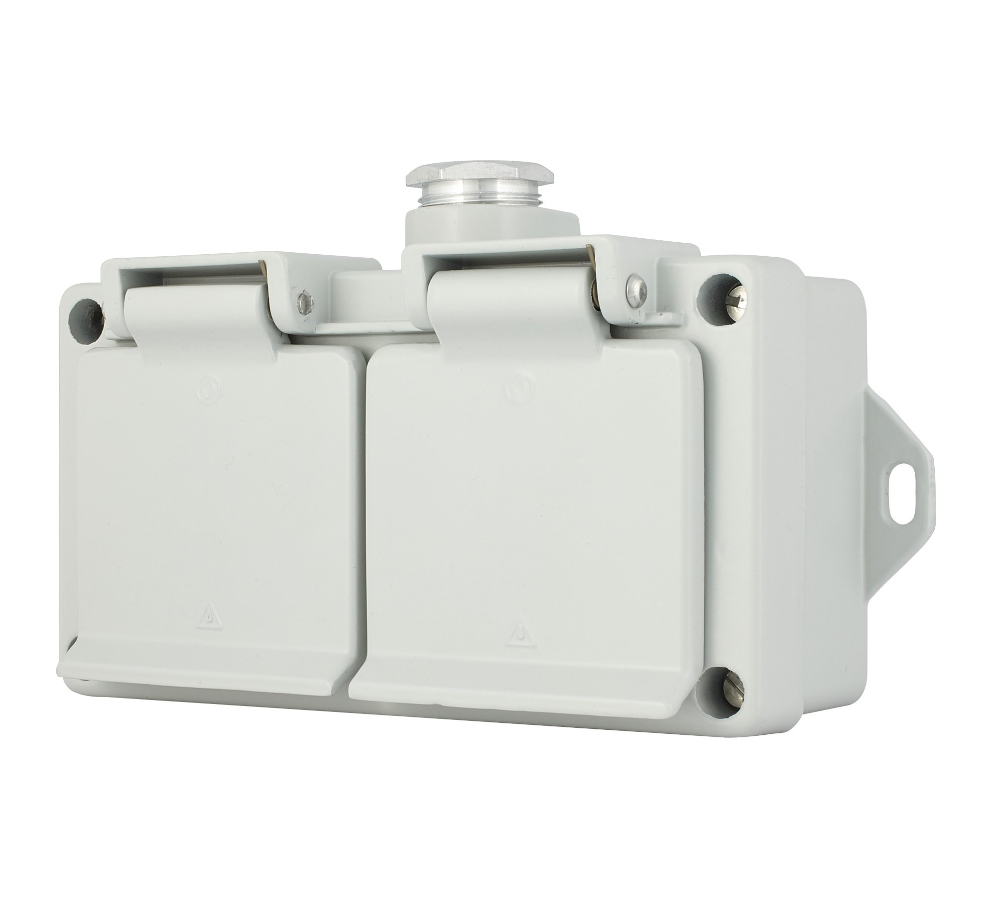 DUAL SOCKET OUTLET 16A, 250V, IP44